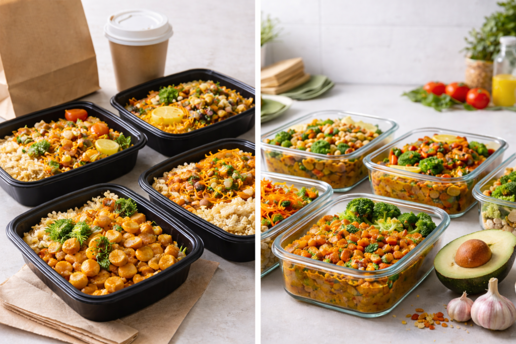 Cheap vegan food vs expensive vegan takeaway Australia