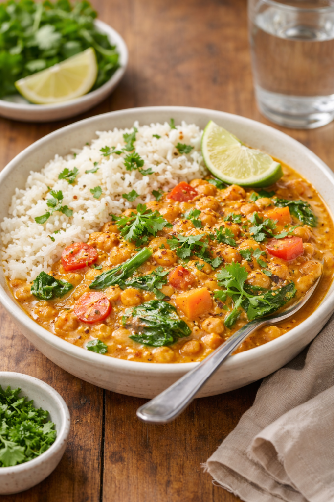 Creamy vegan lentil curry recipe for a healthy Australian lifestyle